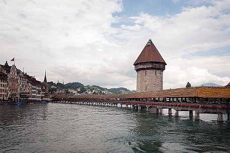 Stadt Luzern | Kappellbrücke mit Wasserturm